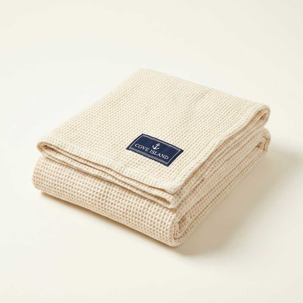 Cove Island Waffle Throw