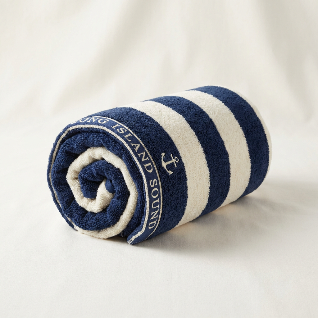 Long Island Sound Beach Towel