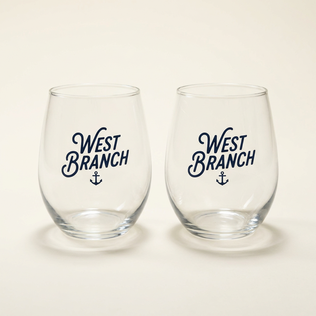 West Branch Stemless Wine Set