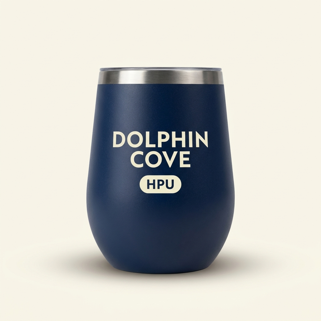 Dolphin Cove Wine Tumbler